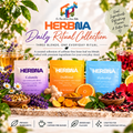 HERBNA Daily Ritual Collection – 12 Count Loose Leaf Tea