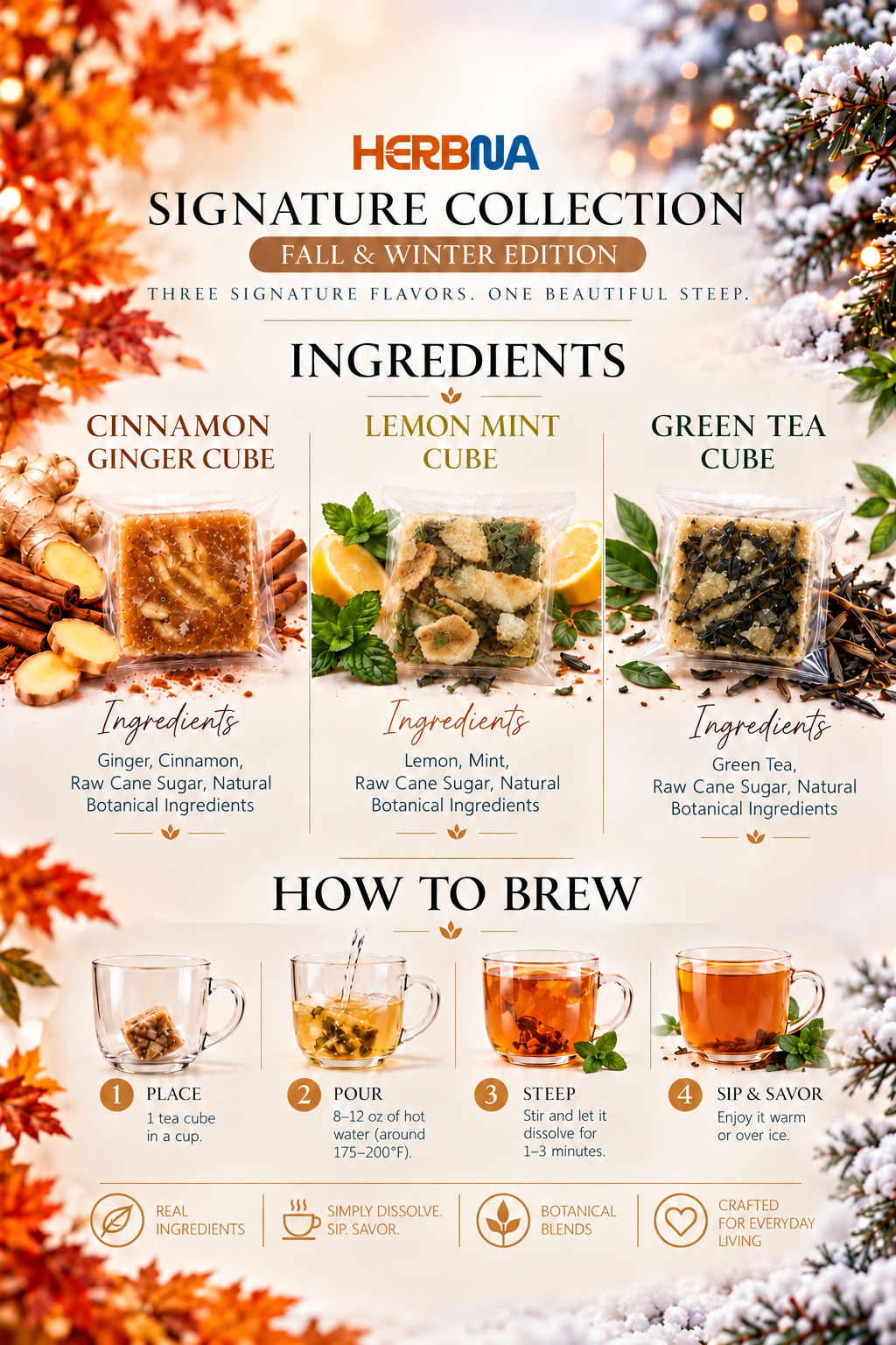Tea Cubes → Fall & Winter Edition